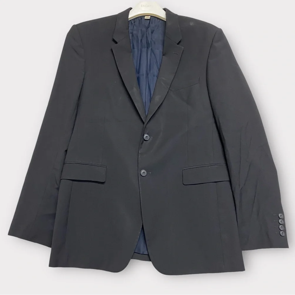 Burberry Men’s Blazer Suit Jacket Sports Coat Size 52R 100% Wool Luxury Designer